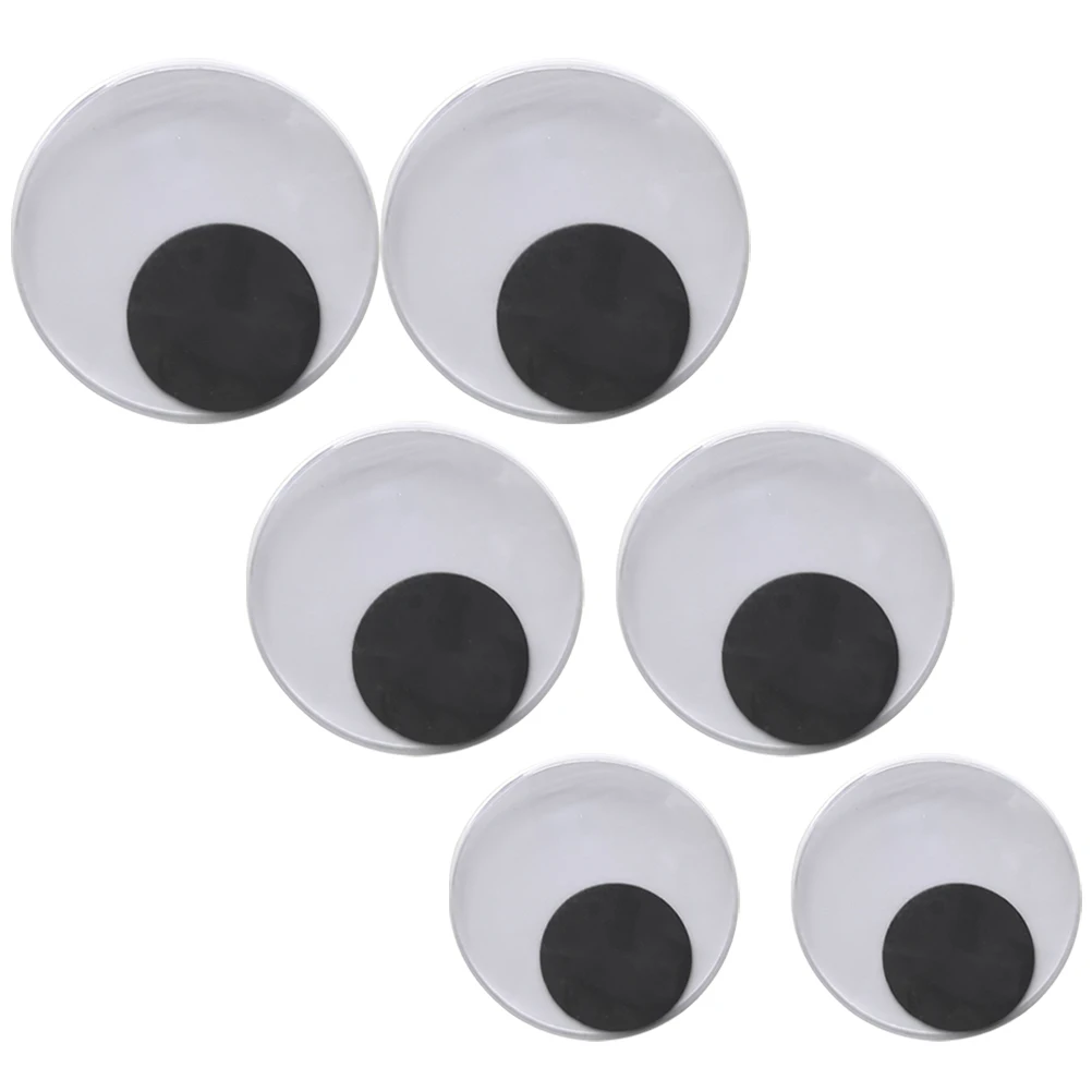 

3 Pairs Giant Eye Stickers 7cm 8cm 10cm Self Adhesive Googly Eyes Decorative DIY Crafts Home Accessories Decals
