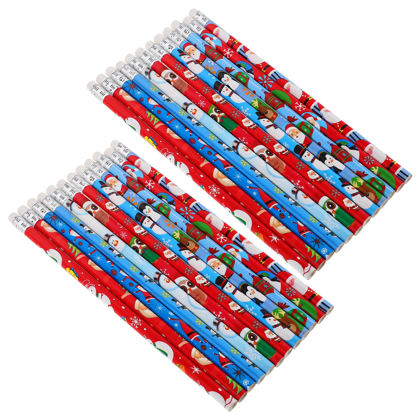 288 Pcs Christmas Gifts Elements Pencils Adorable Office Supplies Cute Stationery Fun Daily Writing