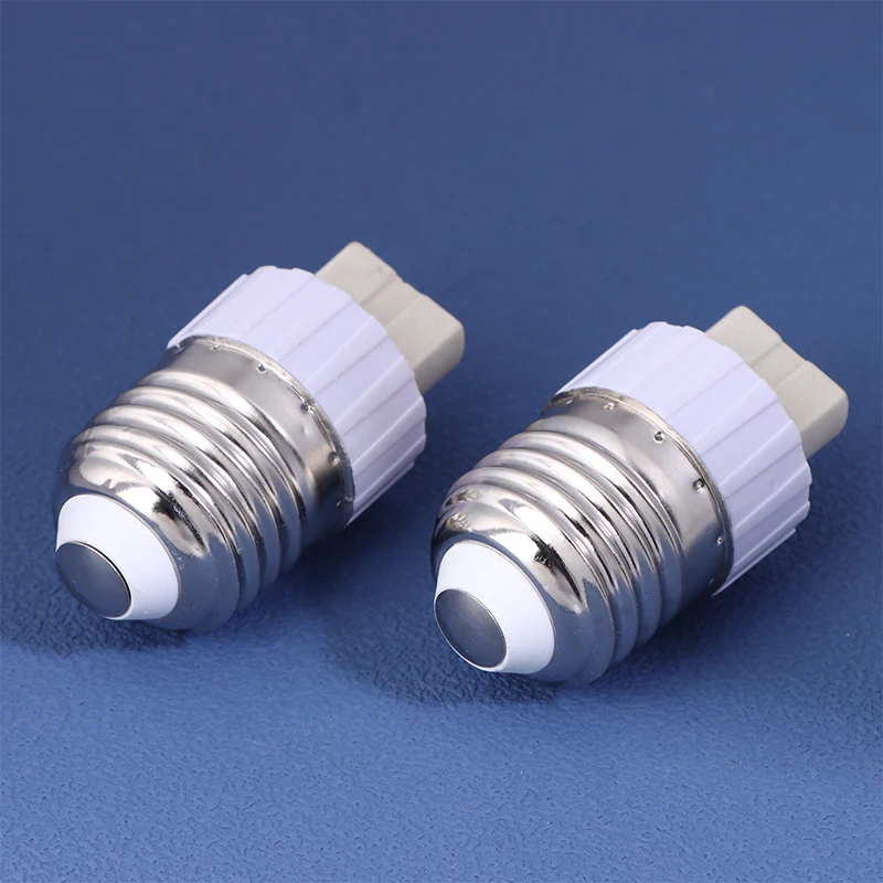 1/6Pcs E27 To G9 Lamp Converter Bulb Adapter Lamp Holder Converter White Conversion Screw Head Bulb Base Holder Extender