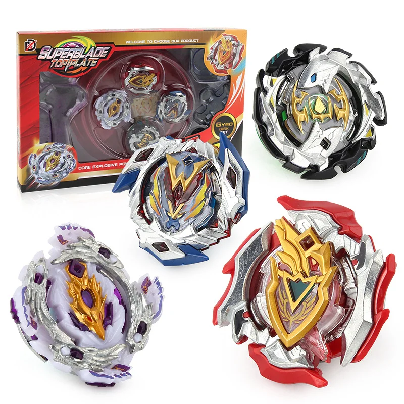 

Brust Gyro Spinning Top 4 In 1 Set Alloy XD168-9 Handle Launcher Battle Arena Stadium Fighting Boys Toy Children Gifts