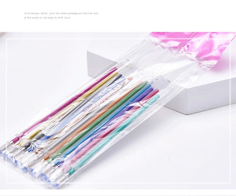 12-100 Farbige Gelstift-Nachfüllungen Set - Glitzer, Pastell, Textmarker, Metallic-Tinte für Künstler, Scrapbooking und Graffiti-Zeichnen – Detail 13