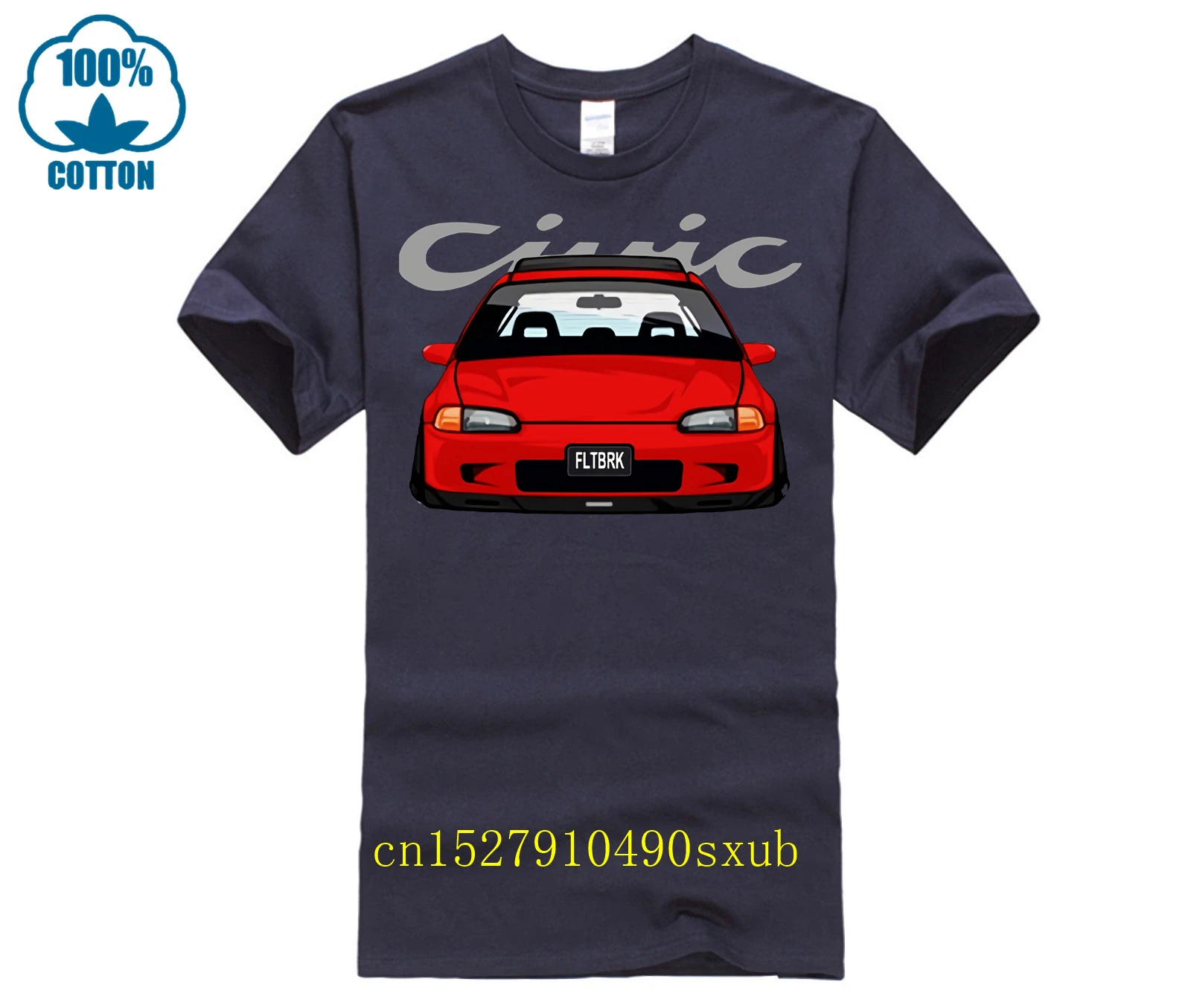 NEW T SHIRT CIVIC EG 1991 1995 FIFTH GENERATION CUSTOM cotton Base Shirt Mens High Quality