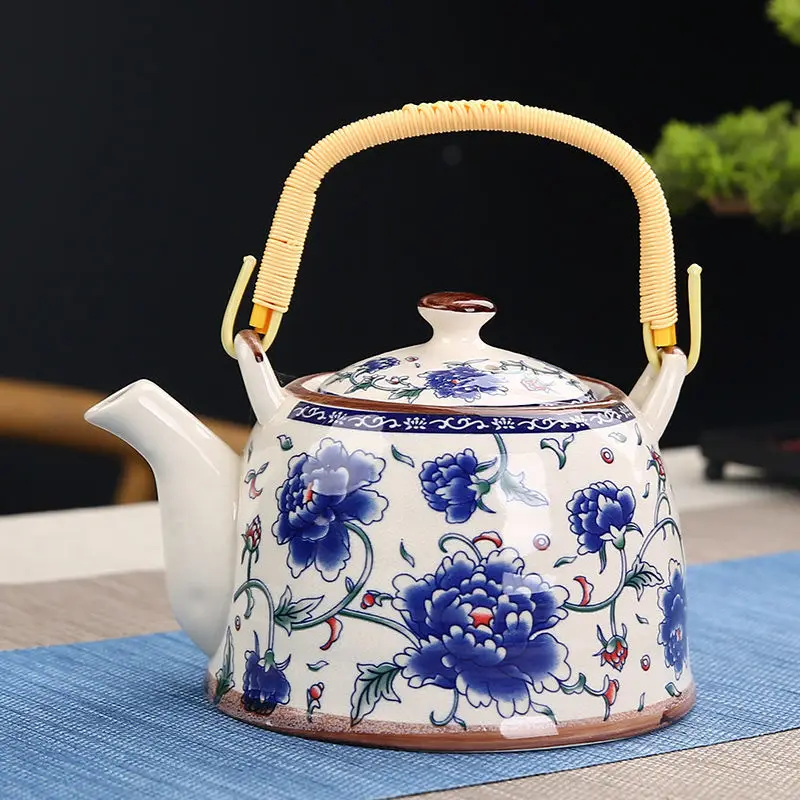 900ml Pot Large Ceramic Capacity Porcelain Teapot With Filter Water Chinese Kung Fu Kettle Teaware Drinkware Kettle Green Tea