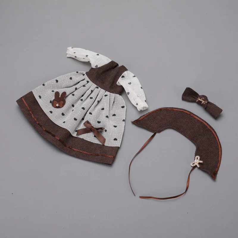 New 30cm Bjd Doll Clothes Accessories Doll Dress Set Girls Toy Dolls Accessories - Image 5