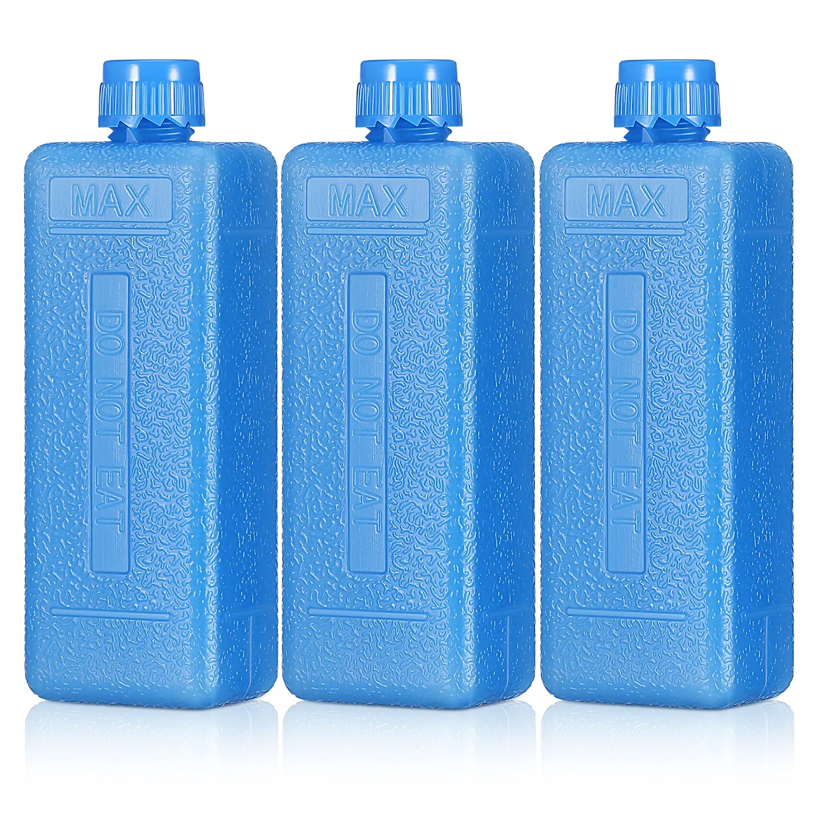 8pcs Ice Crystal Box for Air Cooler Reusable Freezer Packs Cooling Effect Blue Fits Bags Lunch Boxes Camping Gear
