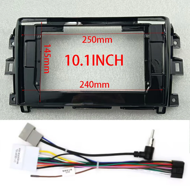 7/10 Inch Car Frame Fascia Android Radio Dash Fitting Panel Kit For Nissan Navara Terra Frontier NP300 2014-2017