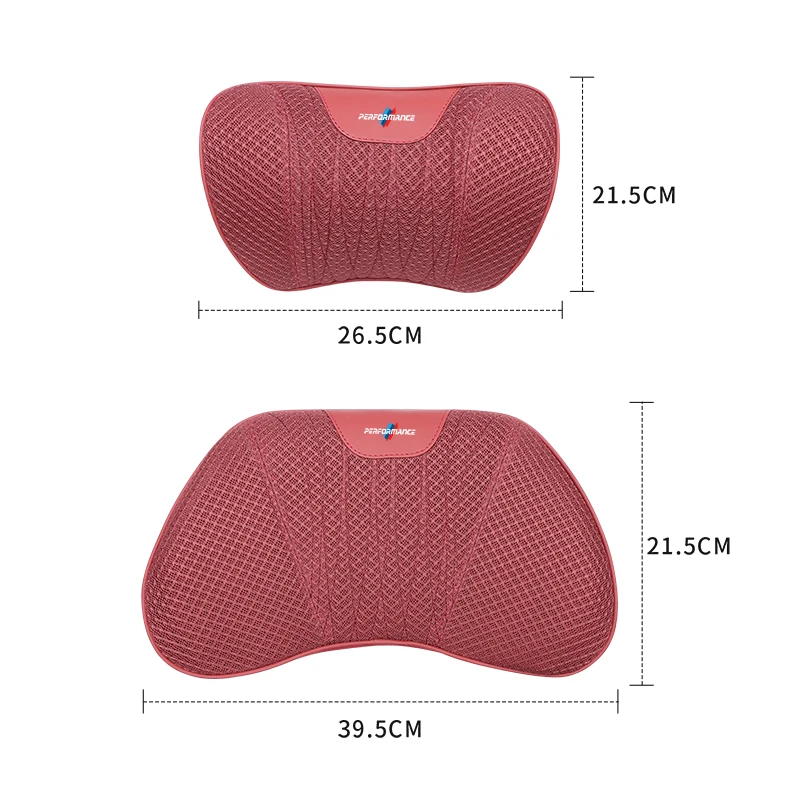 Car Seat Set Ice Silk Headrest Lumbar Cushion Auto Interior For BMW Performance E30 E34 E53 E61 E62 E93 GT G30 G20 G05 G11 E48