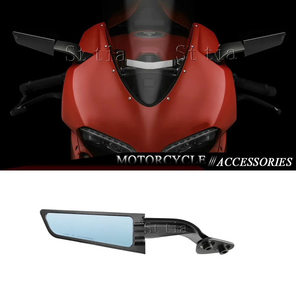 

New Motorcycle Mirror Wind Wing Adjustable Rotating Rearview Mirror For Ducati Panigale 959 Corse Panigale 1299 S 2015 - 2019