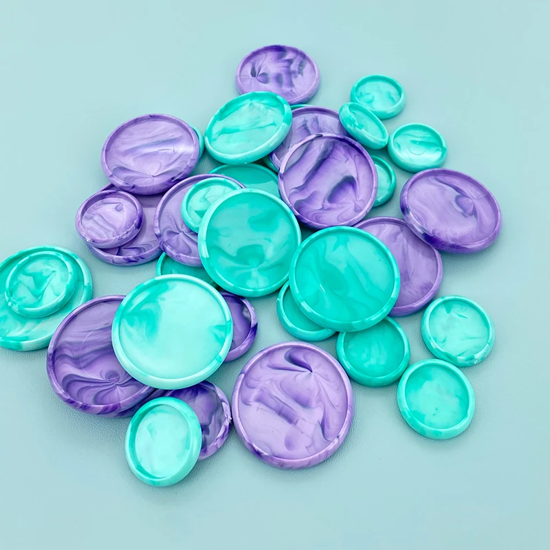 11pcs/box Binding Ring Mushroom Hole Solid Loose-leaf Notebook Binding Button DIY Book Loop Binder Disc Planner Scrapbook Buckle