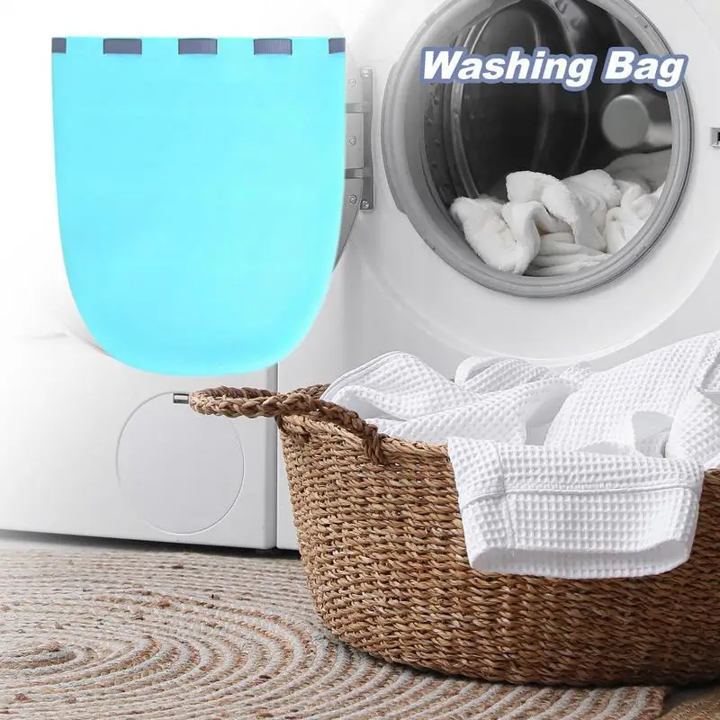 Silicone Laundry Bag Portable Laundry Bags Convenient Washing Bag Robust Storage Bag For Socks Bras Fine Clothing Dishcloths