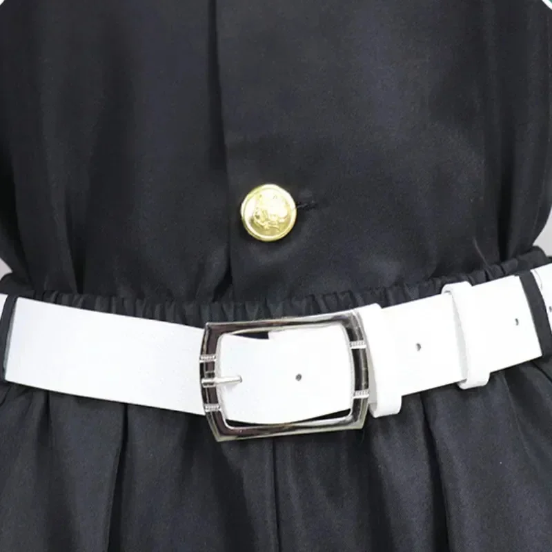 Anime Demon Slayers Kimetsu no Yaiba Cosplay Costume Top Jacket Pants Black Team Uniform Unisex Halloween Clothes