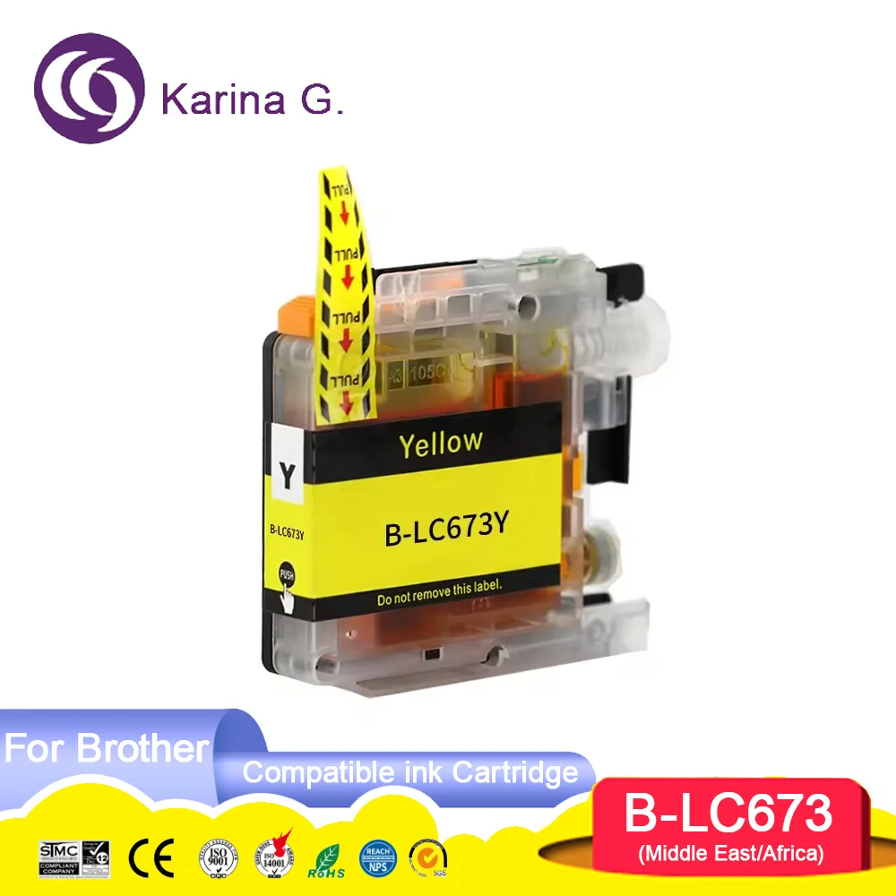 LC673 Compatibele kleureninktcartridge LC673 voor Brother MFC-J2320 MFC-J2720 printer