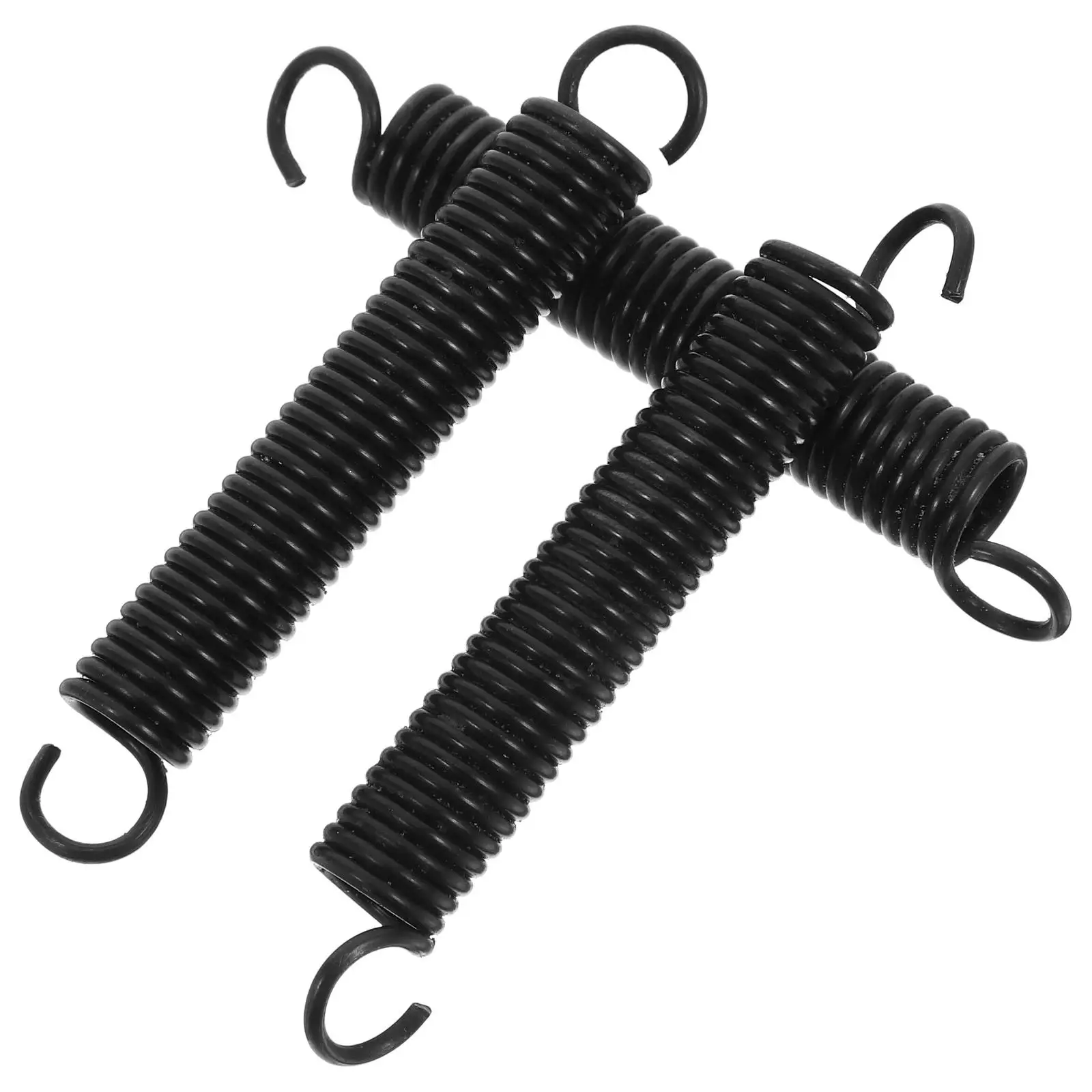 

3pcs Stainless Spring Hooks Tension Circle Small Extension Black Non Slip Replacement Springs Craft Replacement