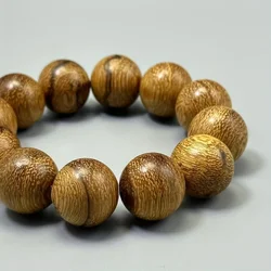 Handmade agarwood bead bracelet with natural aroma, the perfect gift for men