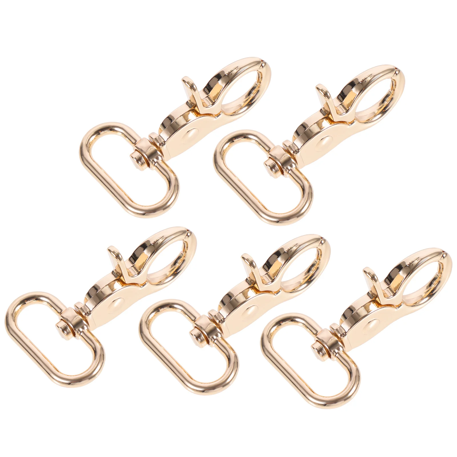 

5Pcs Metal Clasp Clips Lobster Claw Durable Snap Hooks for Bag Strap Backpack Luggage Accessories DIY Projects Key Ring