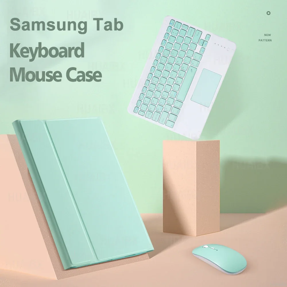 For Galaxy Tab S6 Lite 10.4 Inch Case with Keyboard, Detachable Keyboard Cover for Samsung Tab S6 Lite SM-P610 P613 P615 P619 images - 6