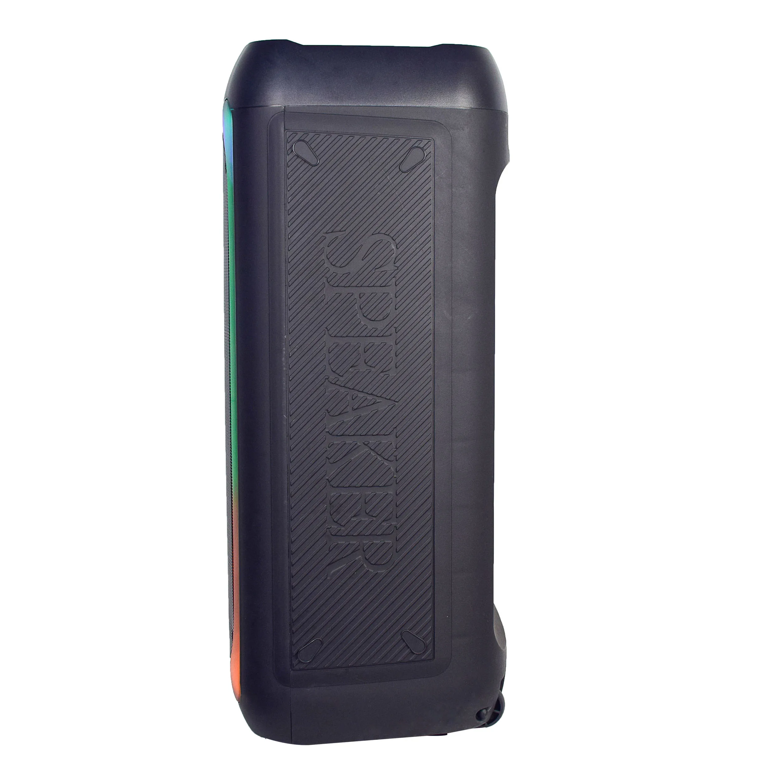 Custom Fire Led Light 8 Inch Super Mini Portable Wireless Amplified Speakers Speakers Audio System Sound Professional Music