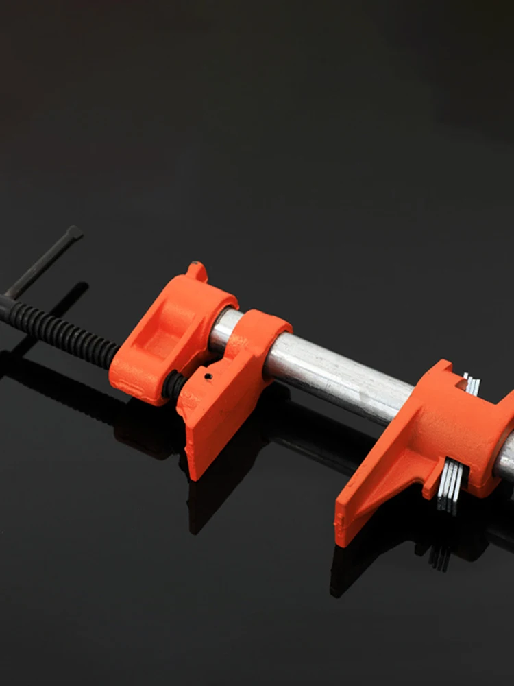 Juego de abrazaderas de tubo para pegar madera de 3/4 pulgadas, herramientas de abrazadera de tubo de liberación rápida, resistentes, ergonómicas, multifuncionales para carpintería y carpintería