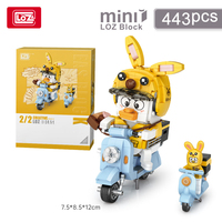 LOZ-1676 City sheep takeout car small particle model assembly creative decorative pieces children's building blocks toys