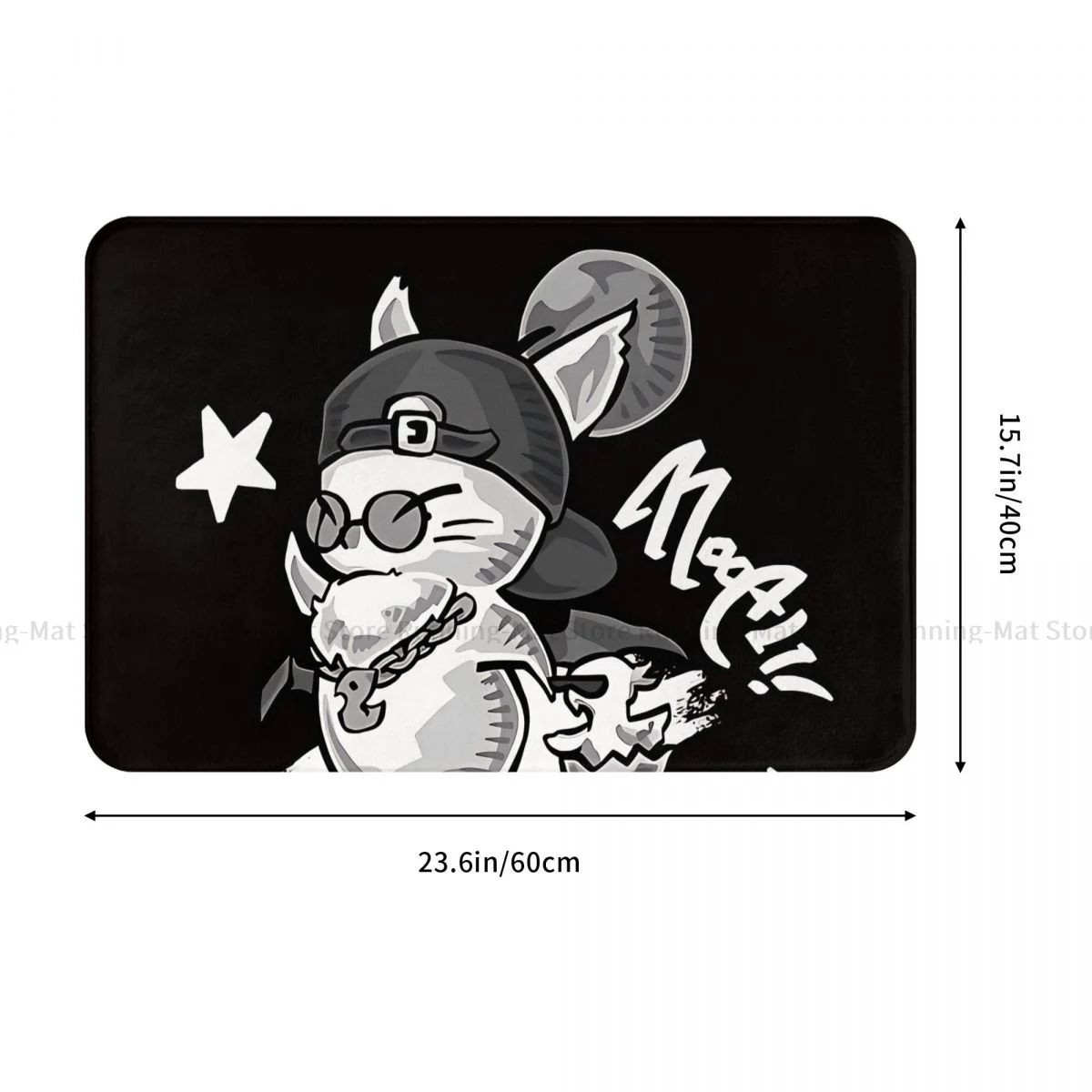 Final Fantasy Game Bath Non-Slip Carpet Street Attire Moogle Chocobo Chick Living Room Mat Entrance Door Doormat Home Decor Rug