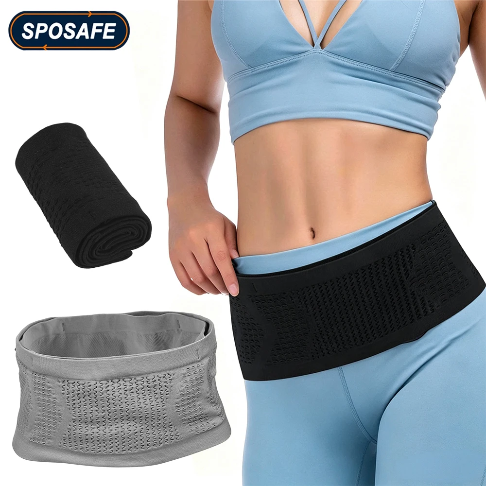 1Pcs Slim Running Belt, Hidden Fanny Waist Pack for Money and Passport for Men Women, Walking, Travel, Sports, Hiking, Workout