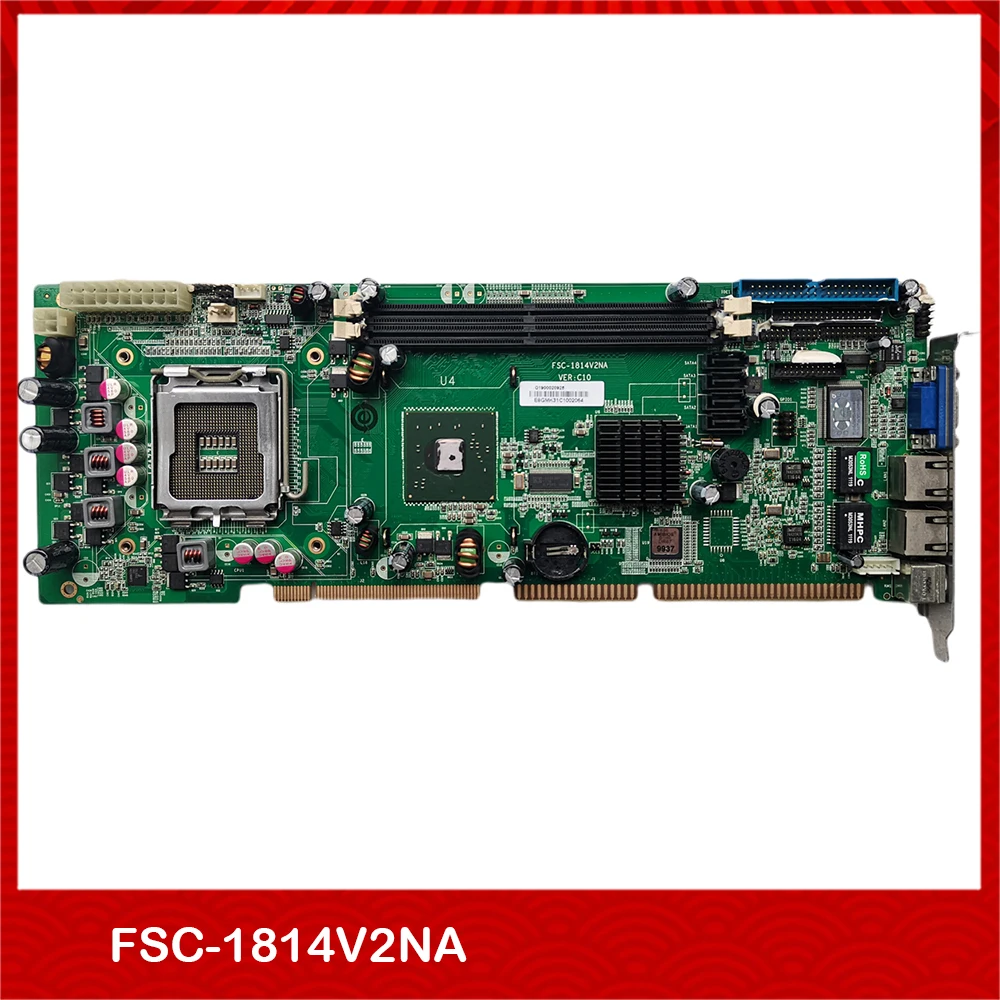 อุตสาหกรรมเมนบอร์ดการ์ดยาวสําหรับ EVOC FSC-1814V2NA VER: C00 C10 ทดสอบคุณภาพดี