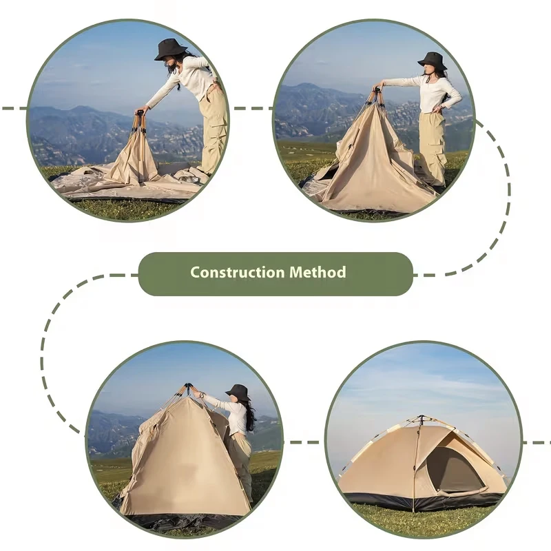 야외 자동 빠른 설치 텐트, 자동 자외선 차단 텐트,  - Outdoor Camping Automatic Quick Opening Tent 리뷰 및 가격