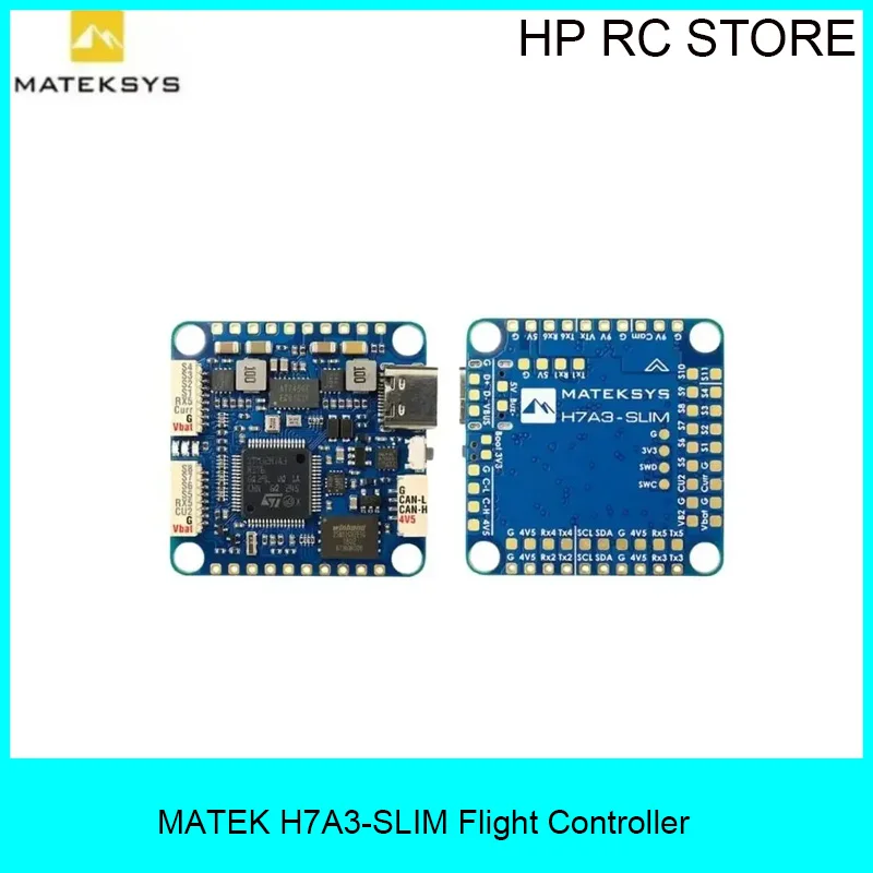 

Matek MATEKSYS H7A3-SLIM STM32H7A3RIT6 Flight Controller Built-in ICM42688P 2~8S LiPo For RC FPV Long Rang Racing Drone