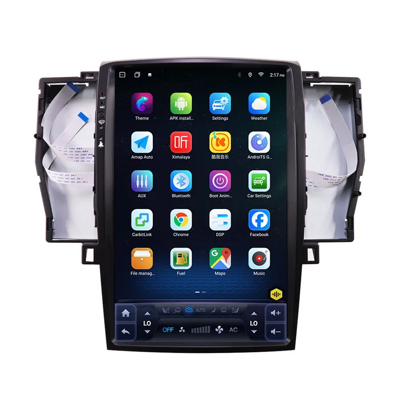 Android Tesla Style Suitable for Toyota CrownCrown 05-09 Vertical Screen Android navigation large screen dedicated machine13.3In