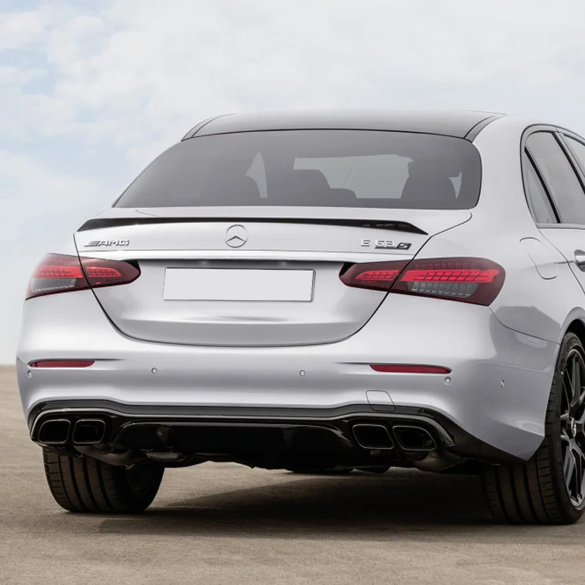 Подходит для E-Class W213 2021 + E260 E63S AMG объемная губа, хвост, горло, задняя губа, модификация спойлера