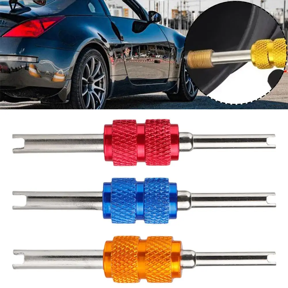 Universal Tire Valve Core Stems Remover Screwdriver Auto Truck Bicycle Wheel Repair Tool Dual Use Tire Remover Car Accessories