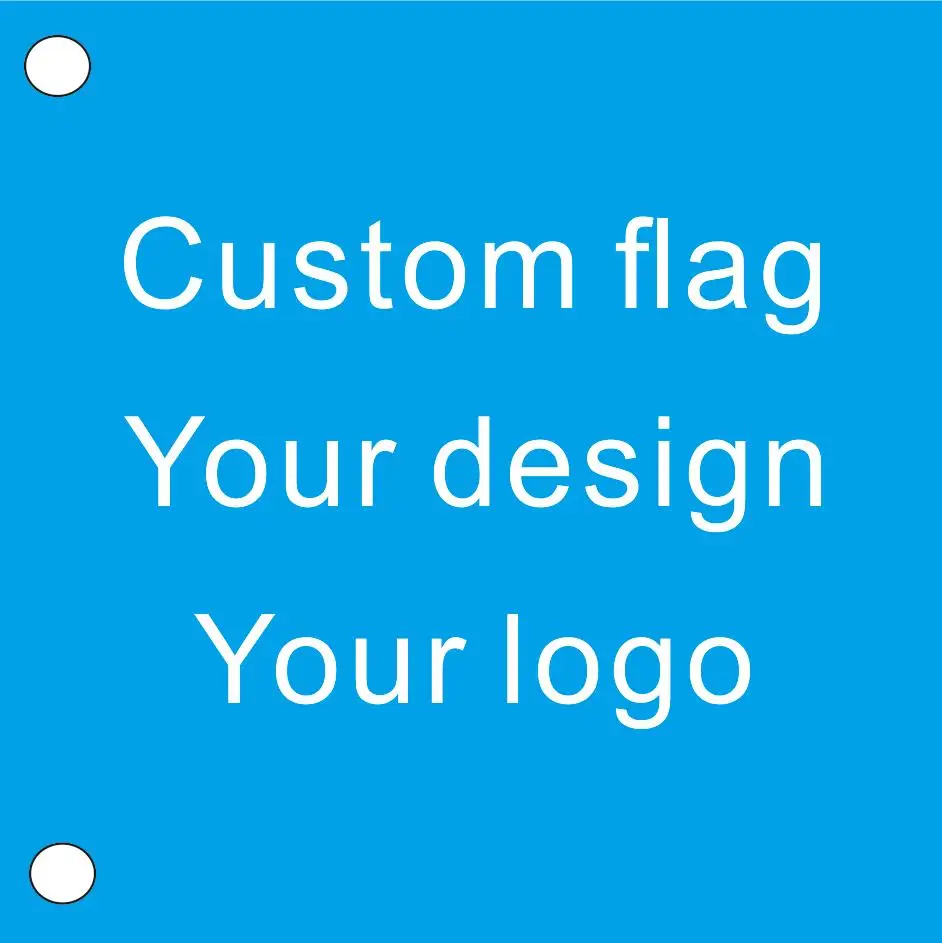 KAFNIK, Custom Any Logo Any Size Flags 60*60cm/80*80cm/100*100cm/120X120cm(4x4FT)/300*300cm for Event/Party/Home Decorative Flag