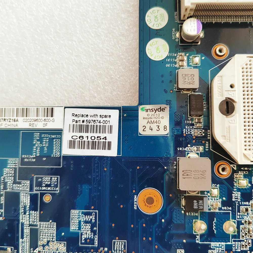 597674-001 Laptop Motherboard For HP G62 CQ62 CQ62-A10SD NOTEBOOK DDR3 100% tested
