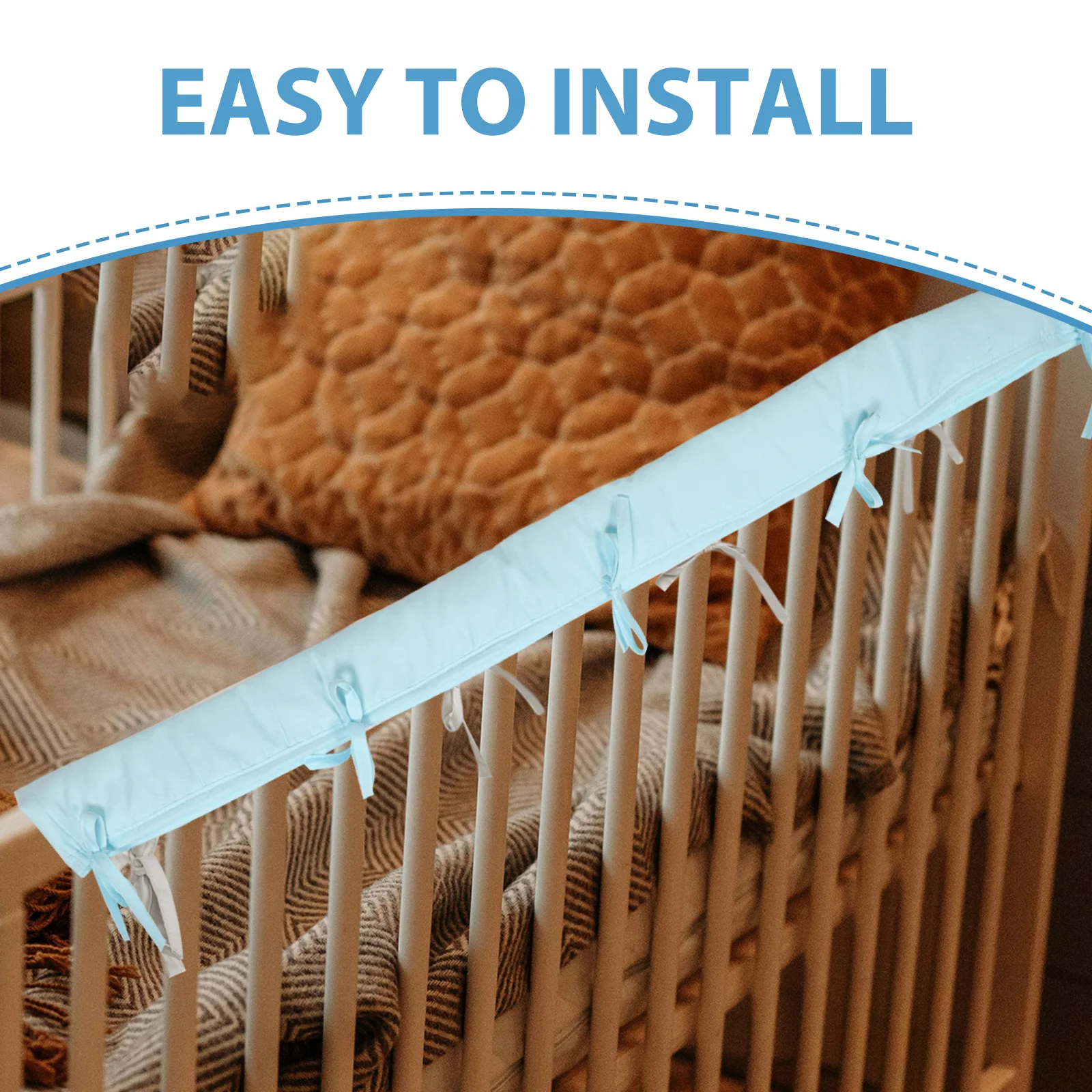 3-delige wieg anti-collision zachte tas ontvangende dekens voor jongens babybed fuzzy rail pluche waterdichte pad reizen rails peuters