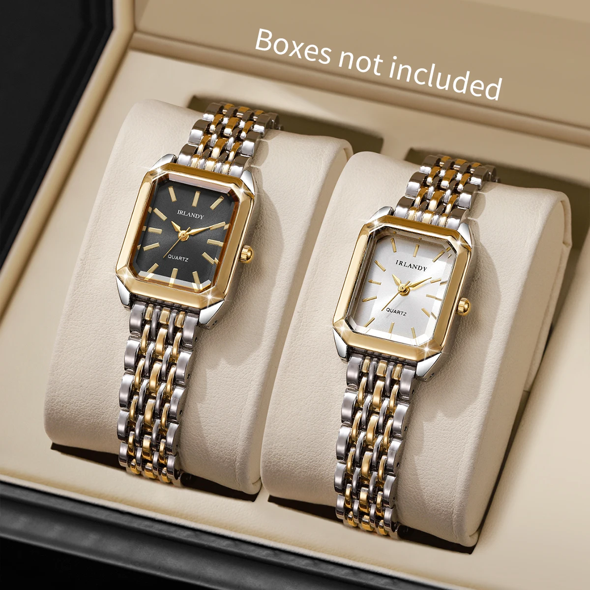 

2/4PCS Elegant Rectangle Women Watches Set Fashion Ladies Quartz Wristwatch Reloj Mujer (Without Box)