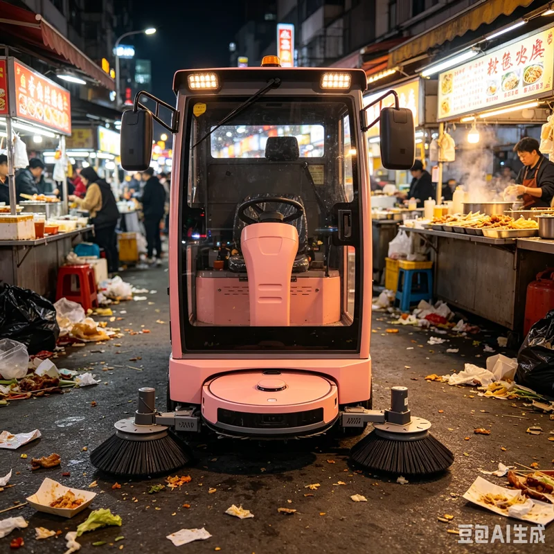 YG Customized Industrial High-voltage Electric Sweeper Street Sweeper Outdoor Dust-proof Sweeping Vehicle