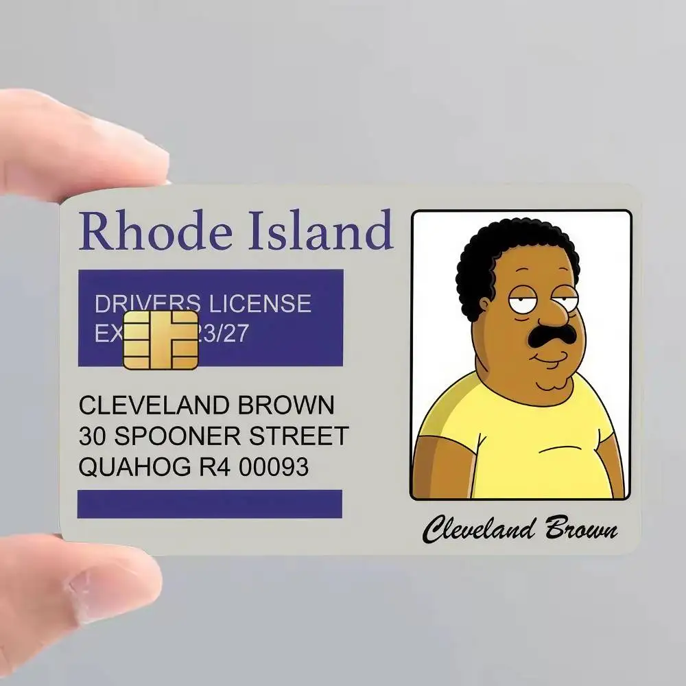 Cleveland Brown license Film Skin Cover Credit Card Stickers 4PCS Debit Front Decoration Bank Bus Pass Waterproof