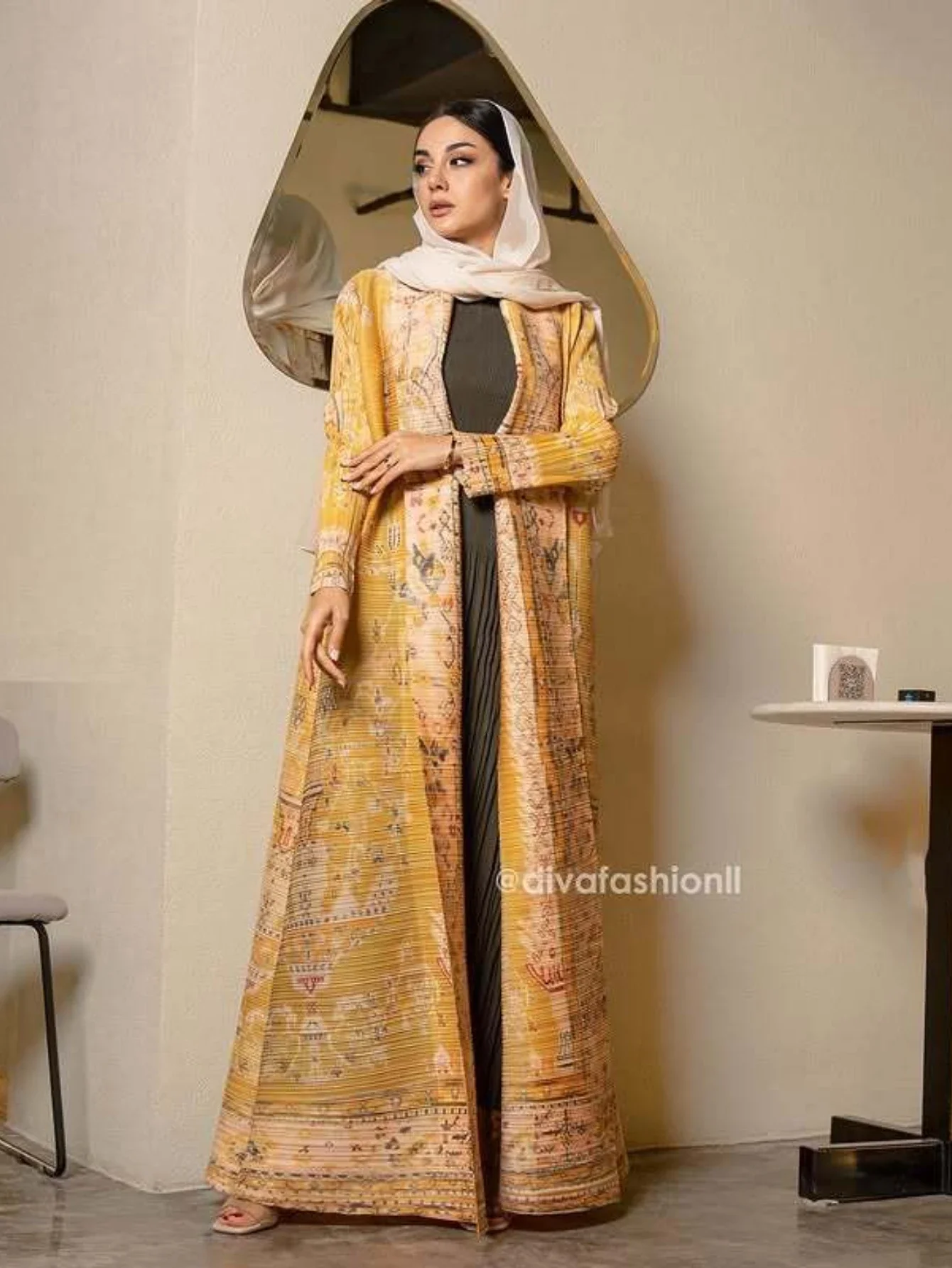 Eid Muslim Abaya Women Pleated Miyake Cardigan Dresses Abayas Ramadan Morocco Dubai Jalabiya Kaftan Vestidos Arab Long Robe 2025