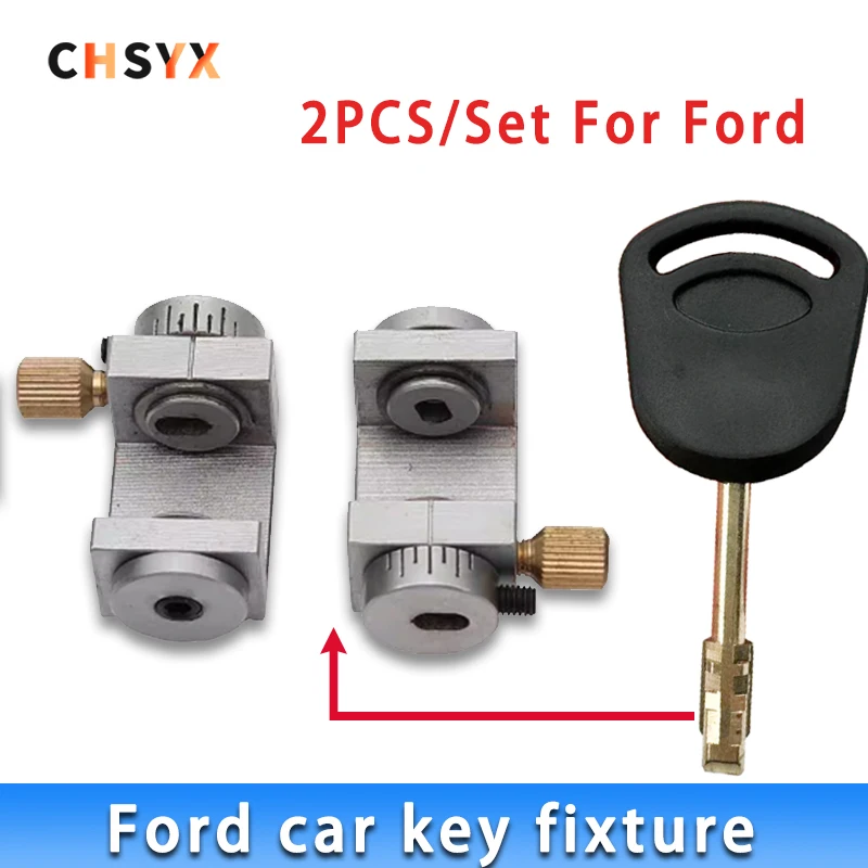 CHSYX For Ford Mondeo Jaguar Key for Duplicating Copy Machine Accessories Car Key Cutting Machine Fixture Clamp Locksmith Tools