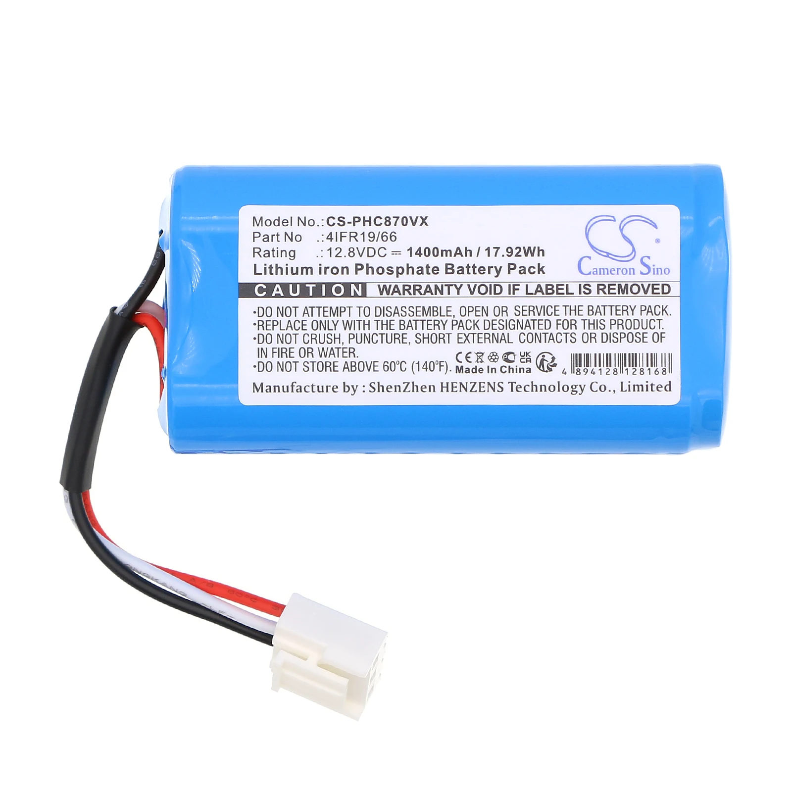 Cameron Sino 1400mAh Battery for Philips FC8603,FC8700,FC8705,FC8710,Smartpro,For SEVERIN CHILL RB7022,RB7025,RB-7025,RB7720