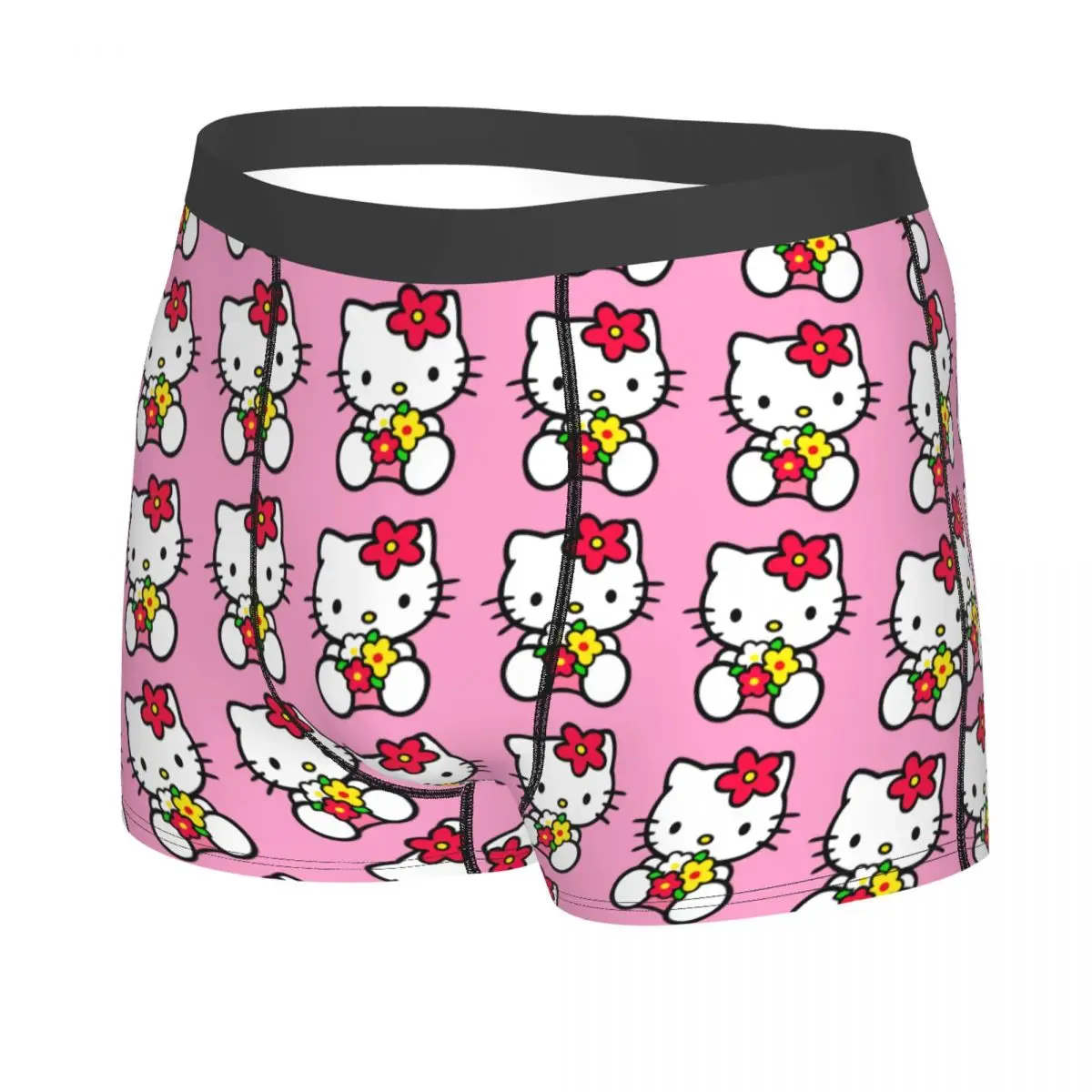 Custom Hello Kitty Boxers Shorts Mens Briefs Underwear Cool Underpants