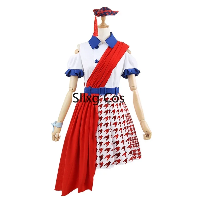 

FC6Unisex Anime Cos Tang Keke Heanna Sumire Cosplay Costumes Uniform Custom Size@FC8！