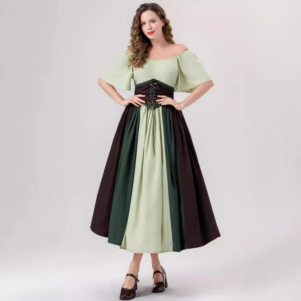 Robe de bal de mascarade pour adultes, rétro médiéval, Flng Sve Dr, Costume d'halloween, Collection d'hiver pour dames