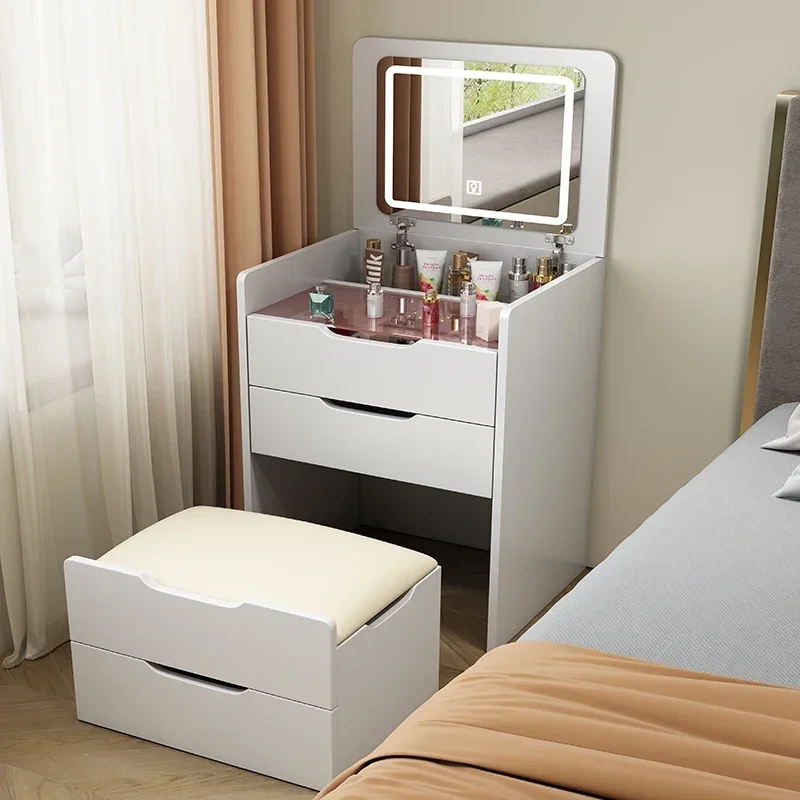 

Modern Girls Simple Classic Vanity Tables Makeup Storage Minimalist Drawer Furniture
