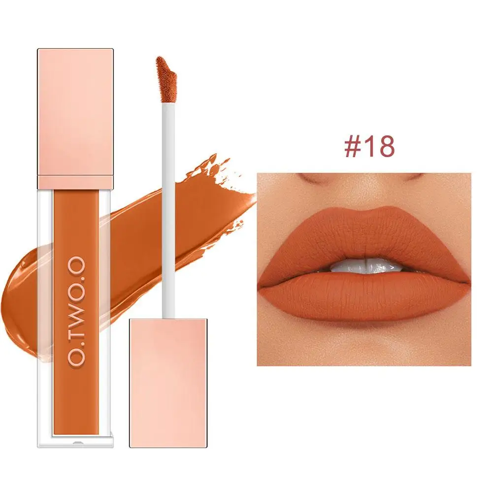 5 Colors Matte Lip Liner Lipstick Pen Long Lasting Non-stick Cup Waterproof Smooth Soft Velvet Lipliner Pencil Makeup Cosmetics