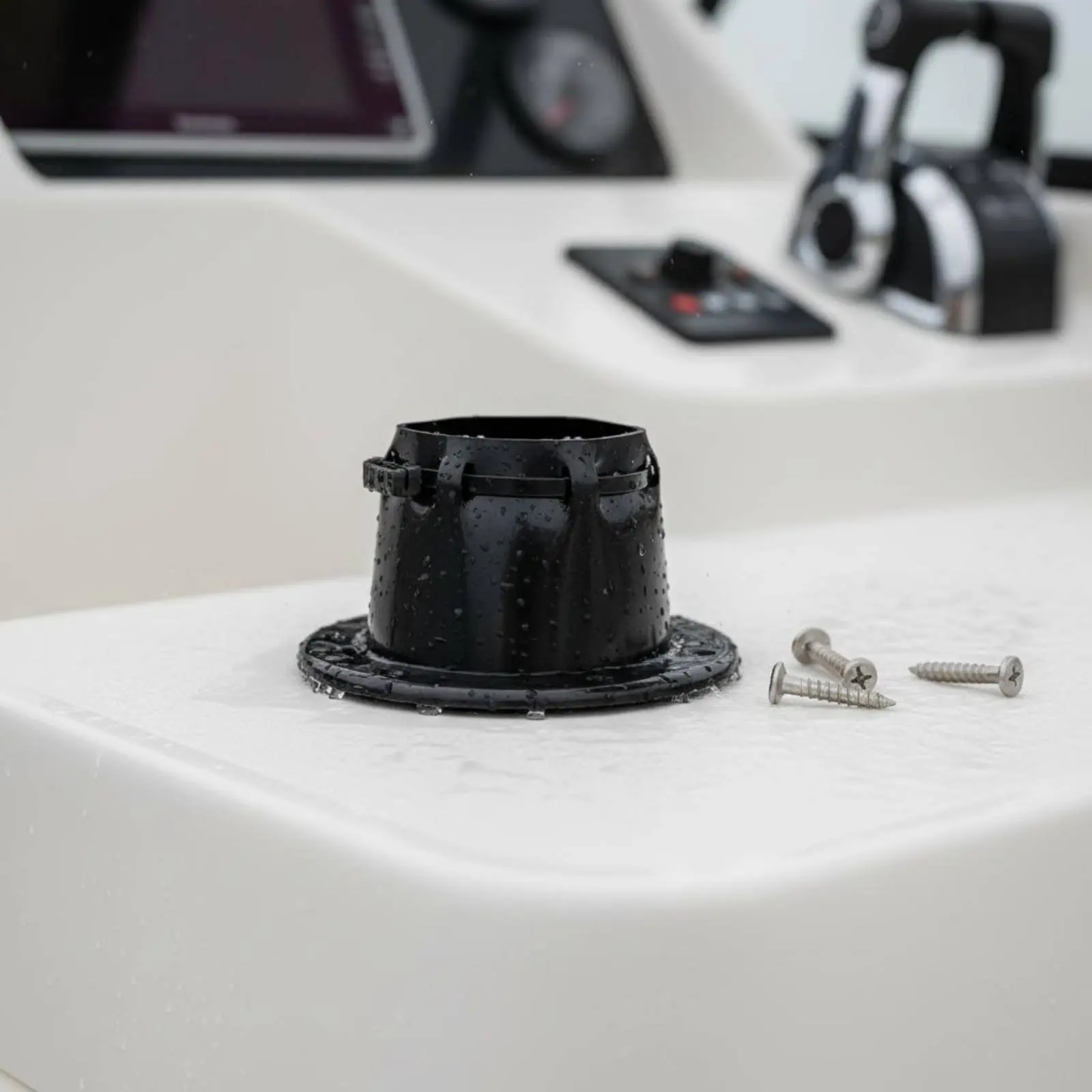 Waterproof Cable Pass Through Long-Lasting Boat Wire Pass-Through Waterproof Cable Gland Slimline Hardware Accessory for Yacht