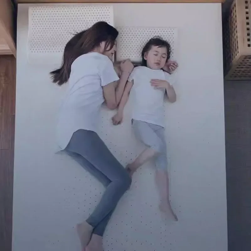 

Mite Removal Hotel Bed Mattress Soft Full Size Zipper Natural Latex Mattresses Bedroom Floor Foldable Colchones Cama Furniture