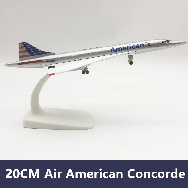 

Модель Air 16 см/20 см, Франция/Британский/Сингапур/Американский Конкорд, литой под давлением самолет из сплава, авиакомпании, самолет с подставкой