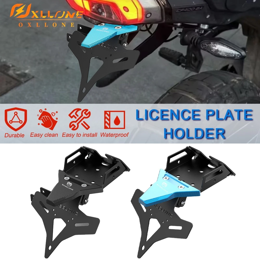 

NEW For CFMOTO CF 675SR-R 675 SRR 675NK 675SR 2024 2025 2026 Rear License Plate Holder Bracket Motorcycle Short Tail Accessories