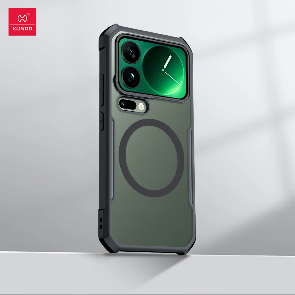 Xundd für Xiaomi 17 Mi 17 Pro Max Hülle, Airbag Anti-Drop, Anti-Fingerabdruck, Rückseite aus mattem transparentem Acryl + TPU-Schale, Kameraschutz – Detail 3